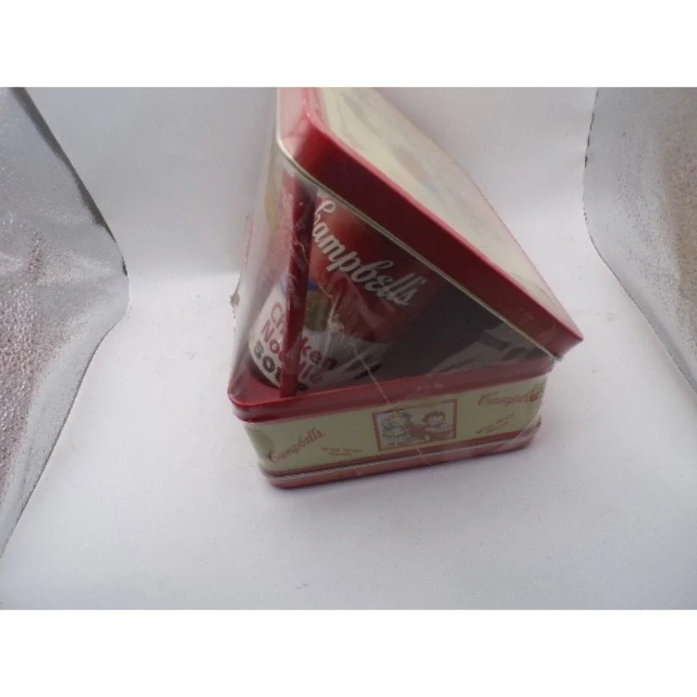 Vintage 1998 Campbells Soup Lunch Box Gift Set Mug Memo Pad Sealed Houston Harve